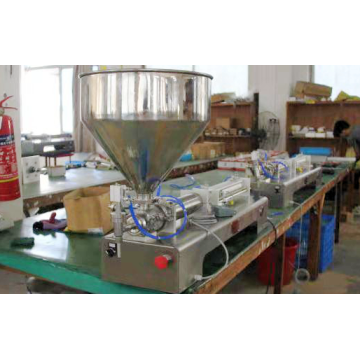 Machine de remplissage de bouteille en acier inoxydable à pâte semi-automatique